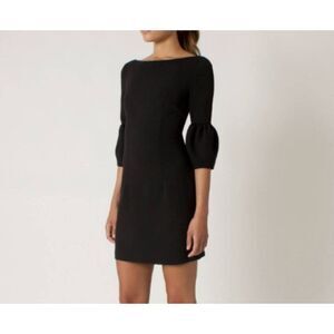 Black Halo Black Mooreland Mini Dress sz 4